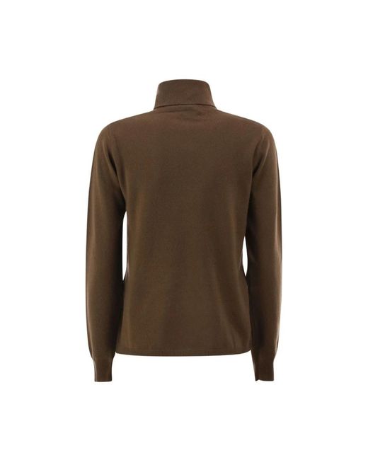 Max Mara Brown Turtlenecks