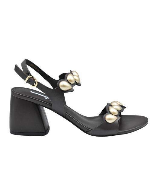 Jeannot Black High Heel Sandals