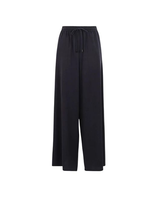 Max Mara Blue Wide Trousers