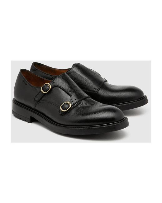Alexander Hotto Black Dress Shoes for men