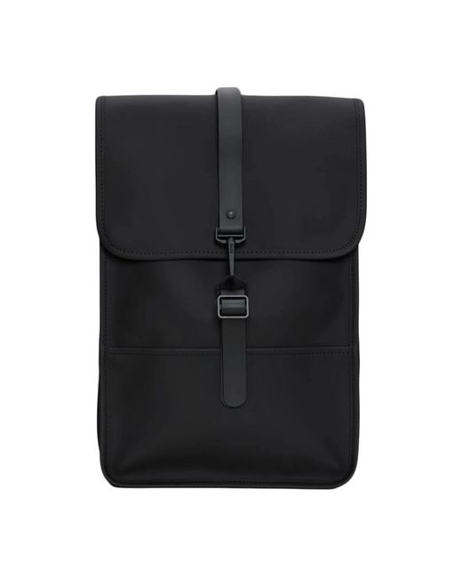 Rains Black Backpacks for men