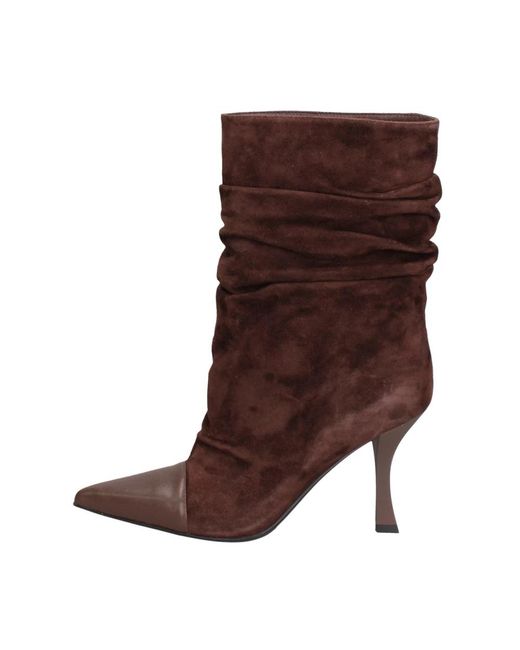 Marc Ellis Brown Heeled Boots