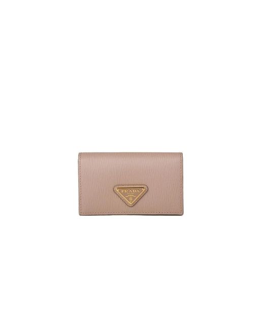 Prada Vitello Move Kaarthouder in het Pink