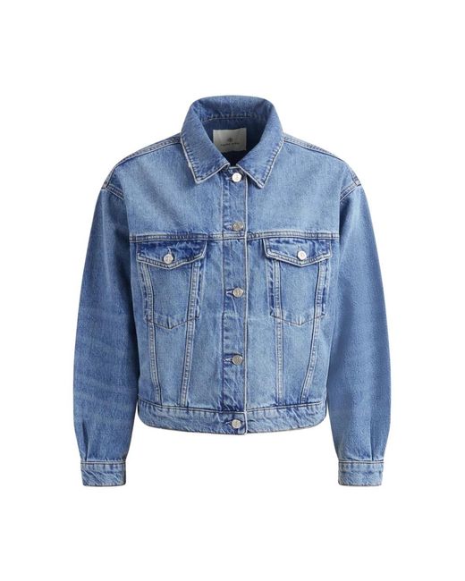 Anine Bing Blue Denim Jackets