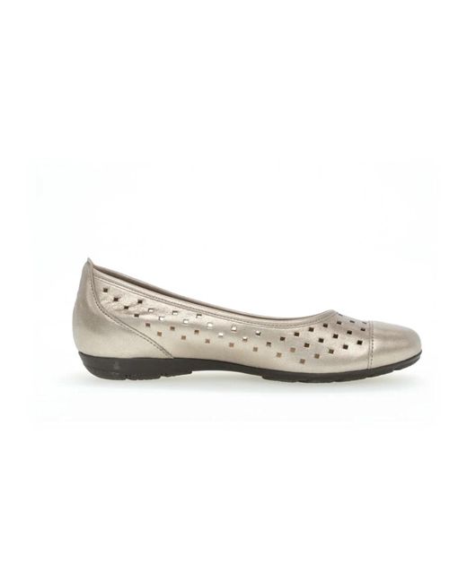 Ballerinas di Gabor in Metallic