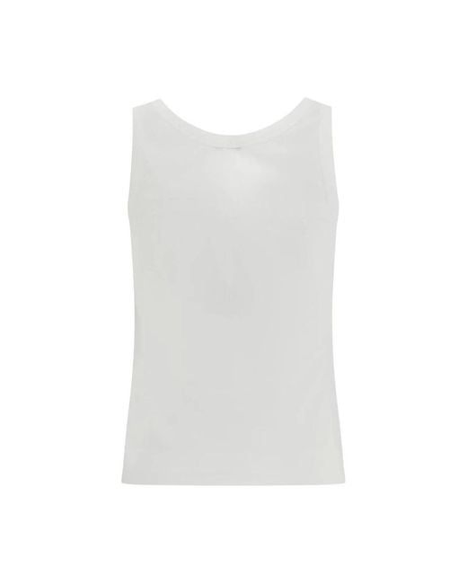 Versace White Tank Top