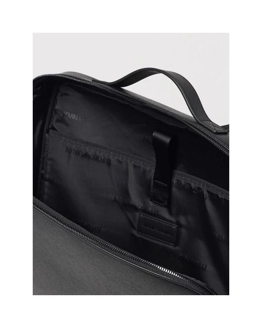 Emporio Armani Laptop Bags & Cases in het Black voor heren