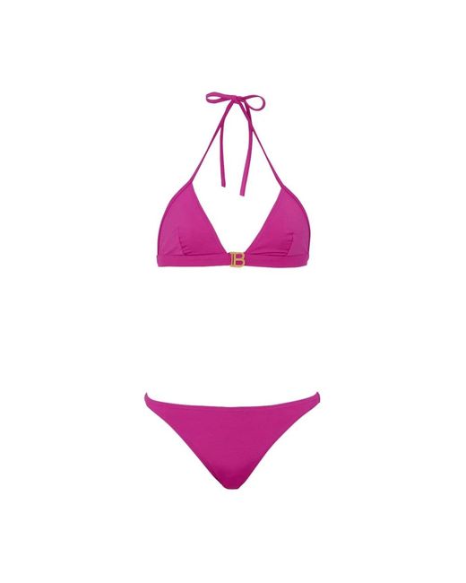Balmain Purple Bikinis