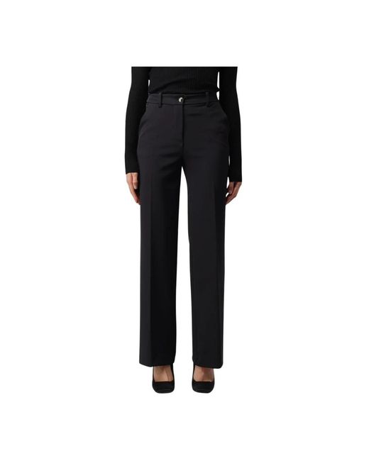 Kaos Straight Trousers in het Black