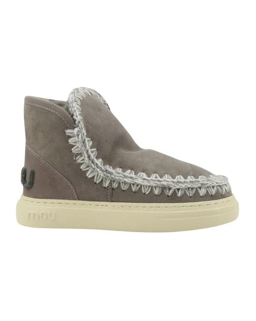 Mou Gray Winter Boots