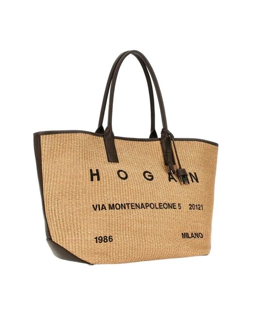 Hogan Natural Tote Bags