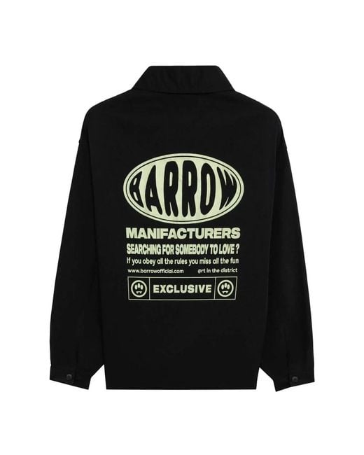 Barrow Black Casual Shirts for men