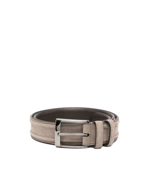 Belts Canali de hombre de color Gray