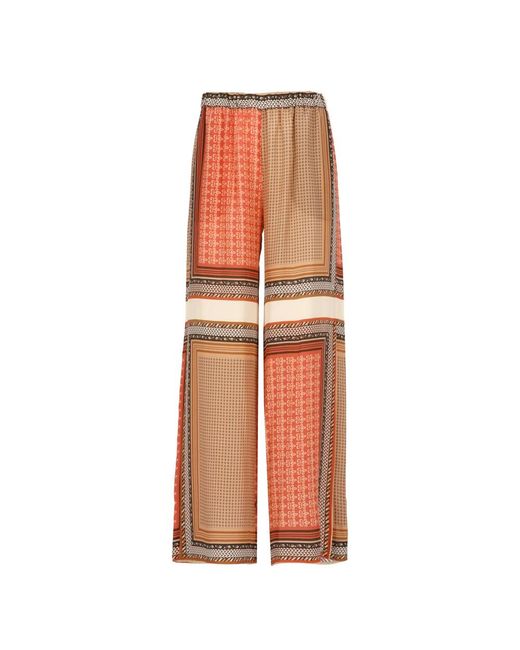 Antonelli Wide Trousers in het Orange