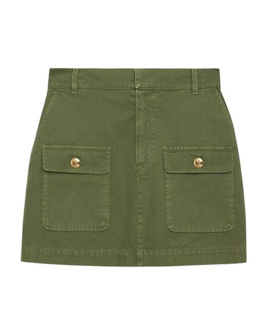 Anine Bing Green Short Skirts