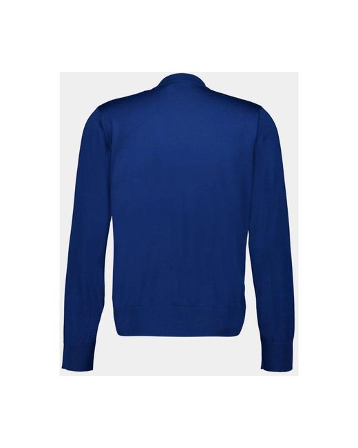 Ferragamo Blue Round-Neck Knitwear for men