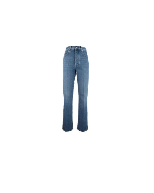 Bottega Veneta Medium Flared Jeans in het Blue