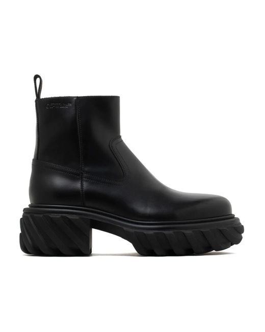 Shoes > boots > chelsea boots Off-White c/o Virgil Abloh pour homme en coloris Black