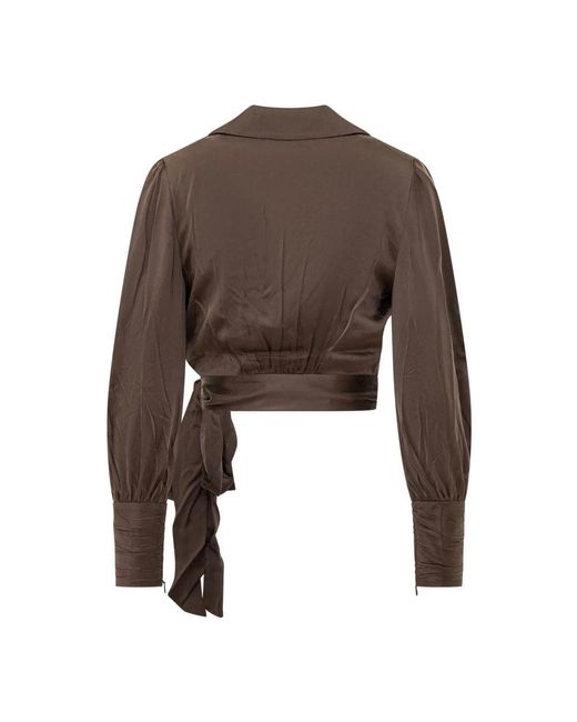 Zimmermann Brown Blouses