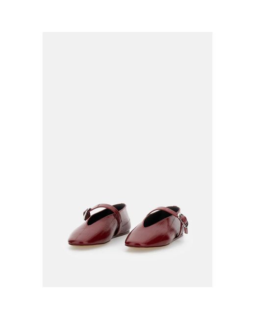 Le Monde Beryl Red Ballerinas