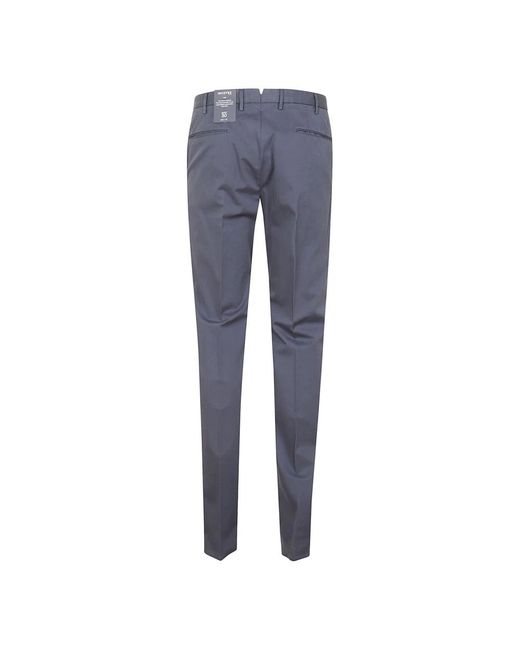 Incotex Blue Suit Trousers for men