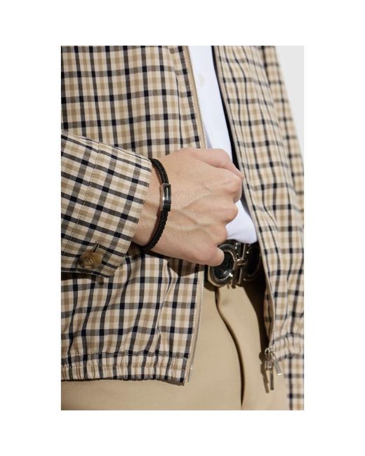 Bracelets Ferragamo de hombre de color Black