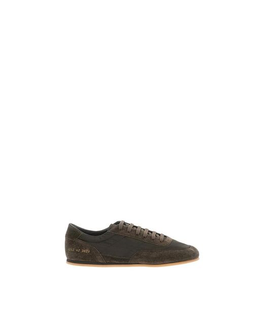 Common Projects Minimal Runner Nylon Suede in het Green voor heren