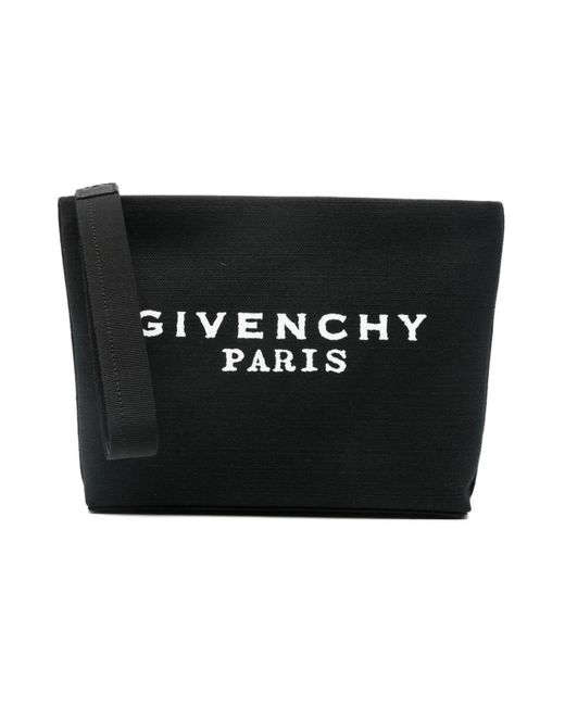 Givenchy Canvas Pouch in het Black