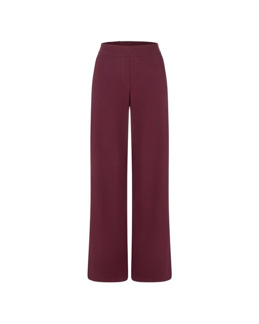 Wide Trousers M·a·c de color Red