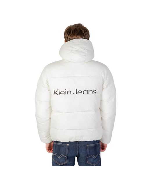 Calvin Klein White Down Jackets for men