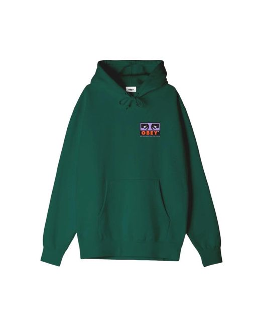 Obey Green Hoodies for men