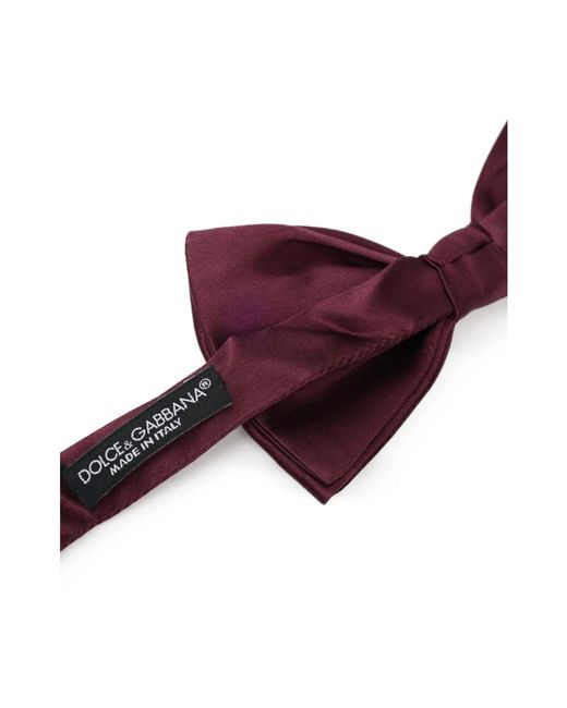Bowties di Dolce & Gabbana in Purple da Uomo