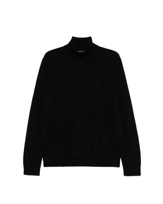 Michael Kors Black Turtlenecks for men