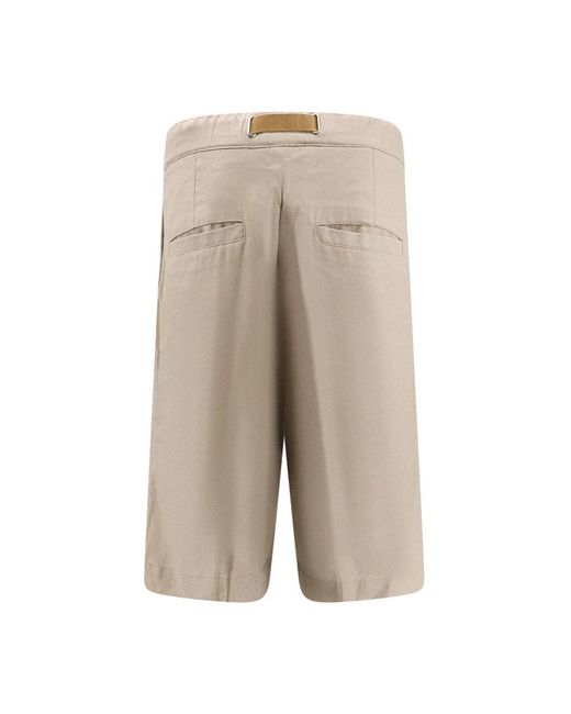 White Sand Gray Casual Shorts for men