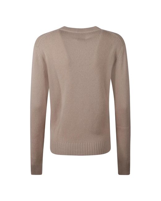 Allude Brown Cashmere Knitwear