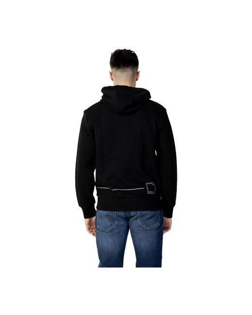 ARMANI EXCHANGE Black Zip-Throughs for men