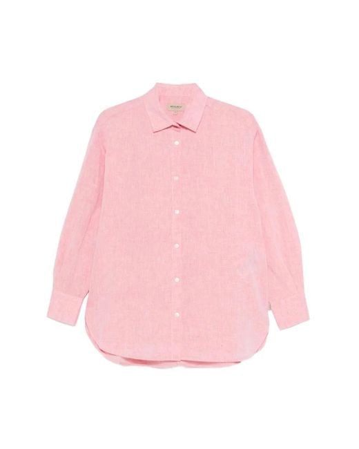 Shirts Woolrich de color Pink