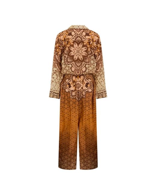 Alberta Ferretti Brown Jumpsuits