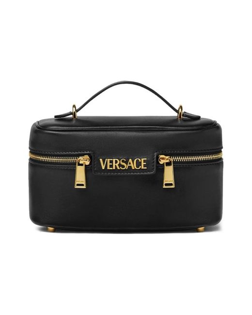 Handbags di Versace in Black