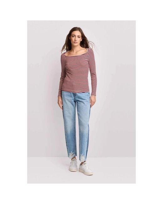Kocca Red Long Sleeve Tops