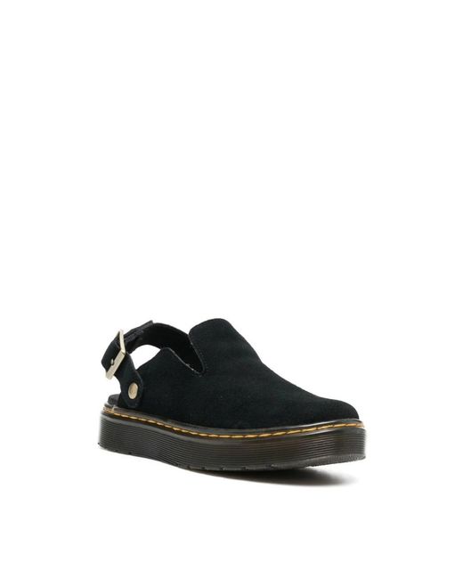 Dr. Martens Schoenen ,Zwart ,Suède Carlson Muiltjes in het Black voor heren