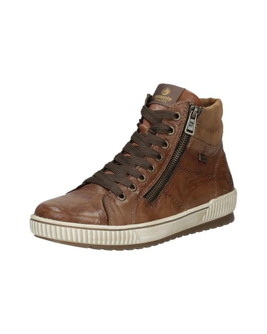 Remonte Brown Schnürstiefel