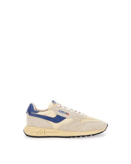 Autry Blue Sneakers Reelwind Suede for men