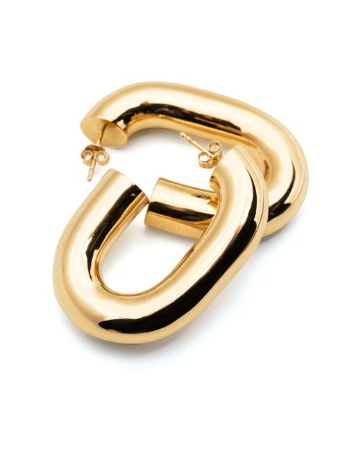 Earrings Rabanne de color Metallic