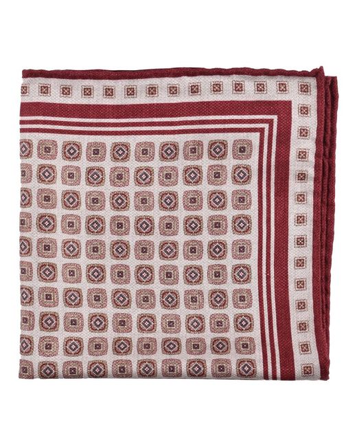 Pocket Scarves di Brunello Cucinelli in Red da Uomo
