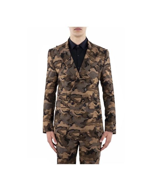 Cor Sine Labe Doli Brown Blazers for men