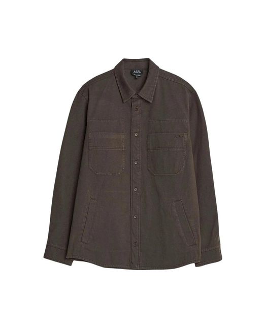 A.P.C. Brown Light Jackets for men