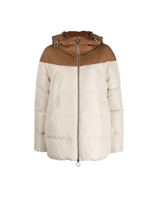 Eleventy Winter Jackets in het Natural