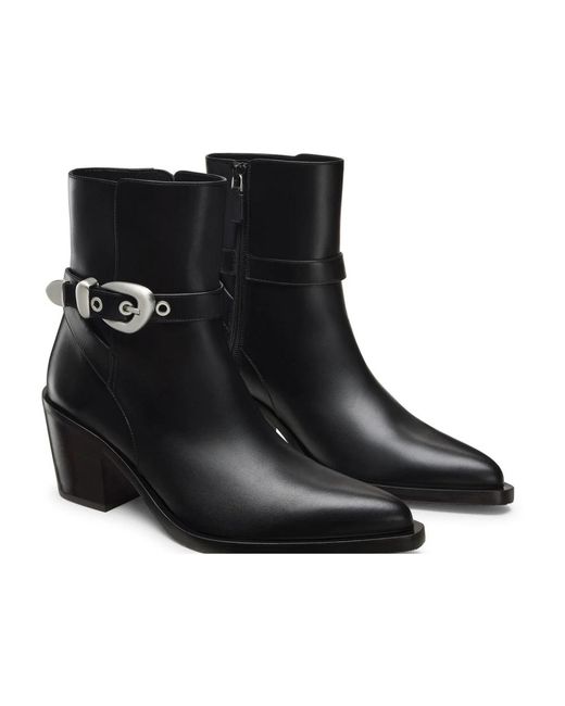 Stuart Weitzman Black Cowboy Boots