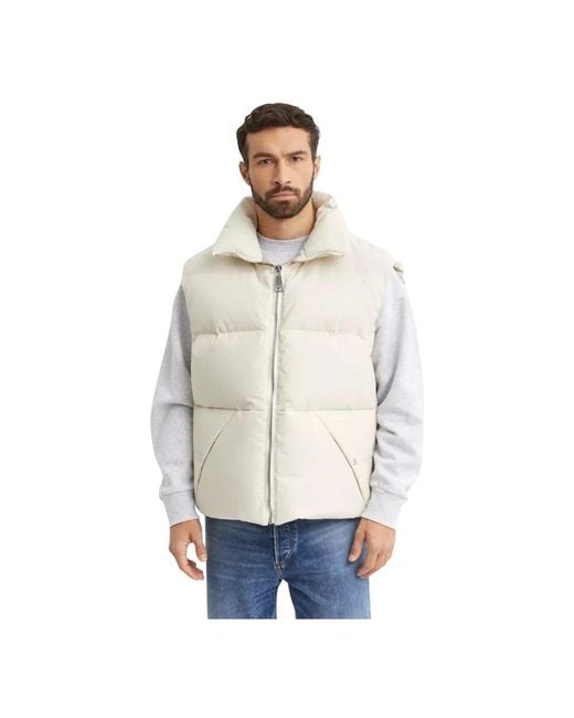 Khrisjoy Jassen ,Katoen Lichte Room Puffer Vest in het Natural voor heren